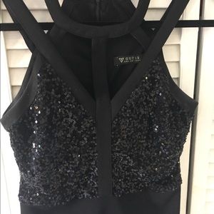 Guess Caged Scuba Bodycon Dress